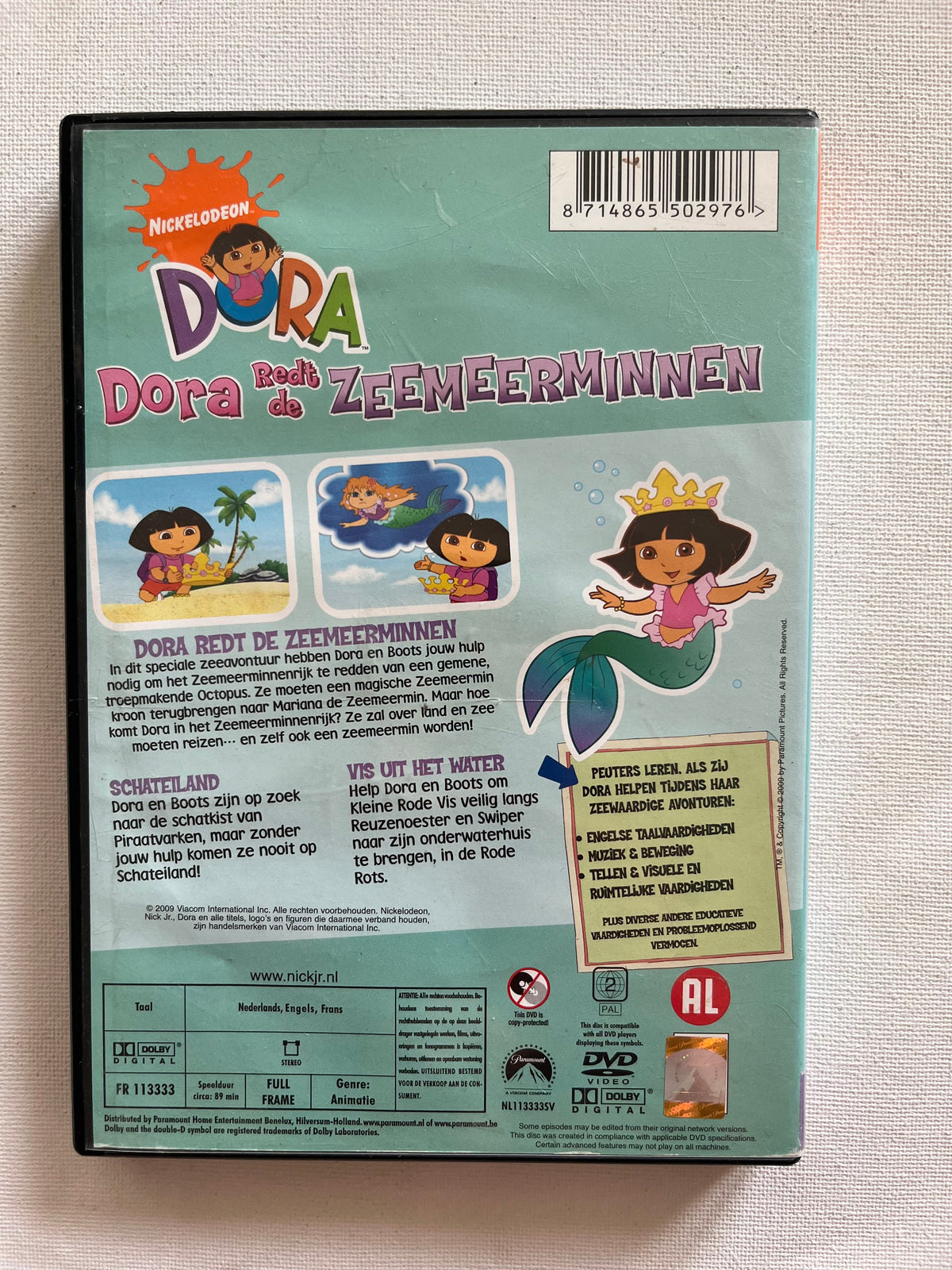 Dora the Explorer: Dora Saves the Mermaids – DVD | Dutch Version
