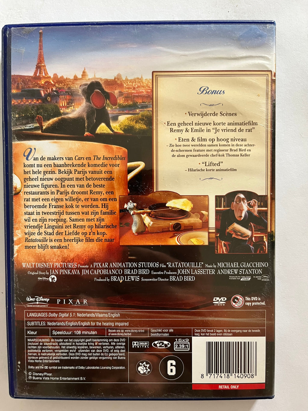 Ratatouille – DVD (2007) | Disney Pixar