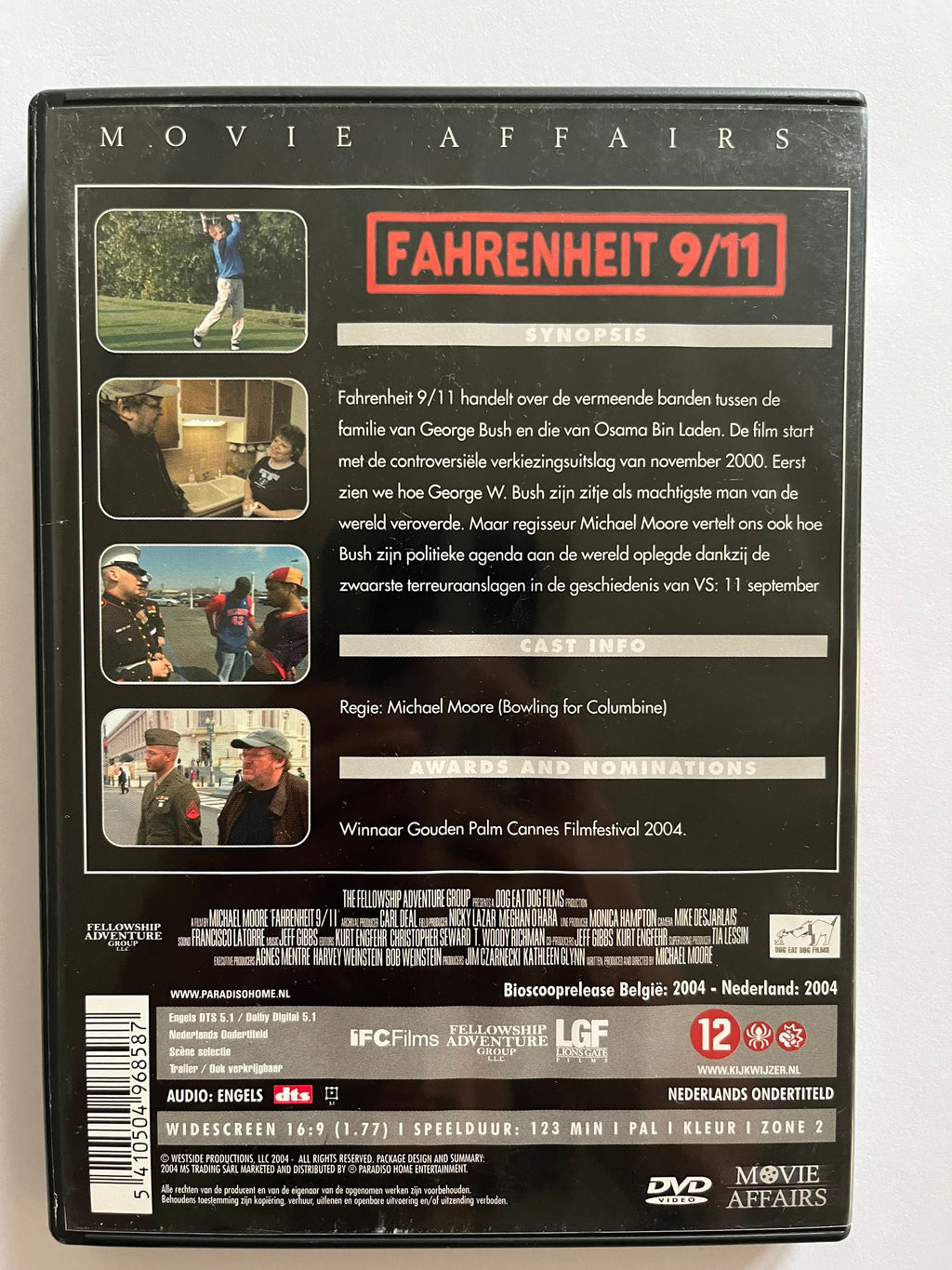 Fahrenheit 9/11 – DVD (2004) | Michael Moore Documentary