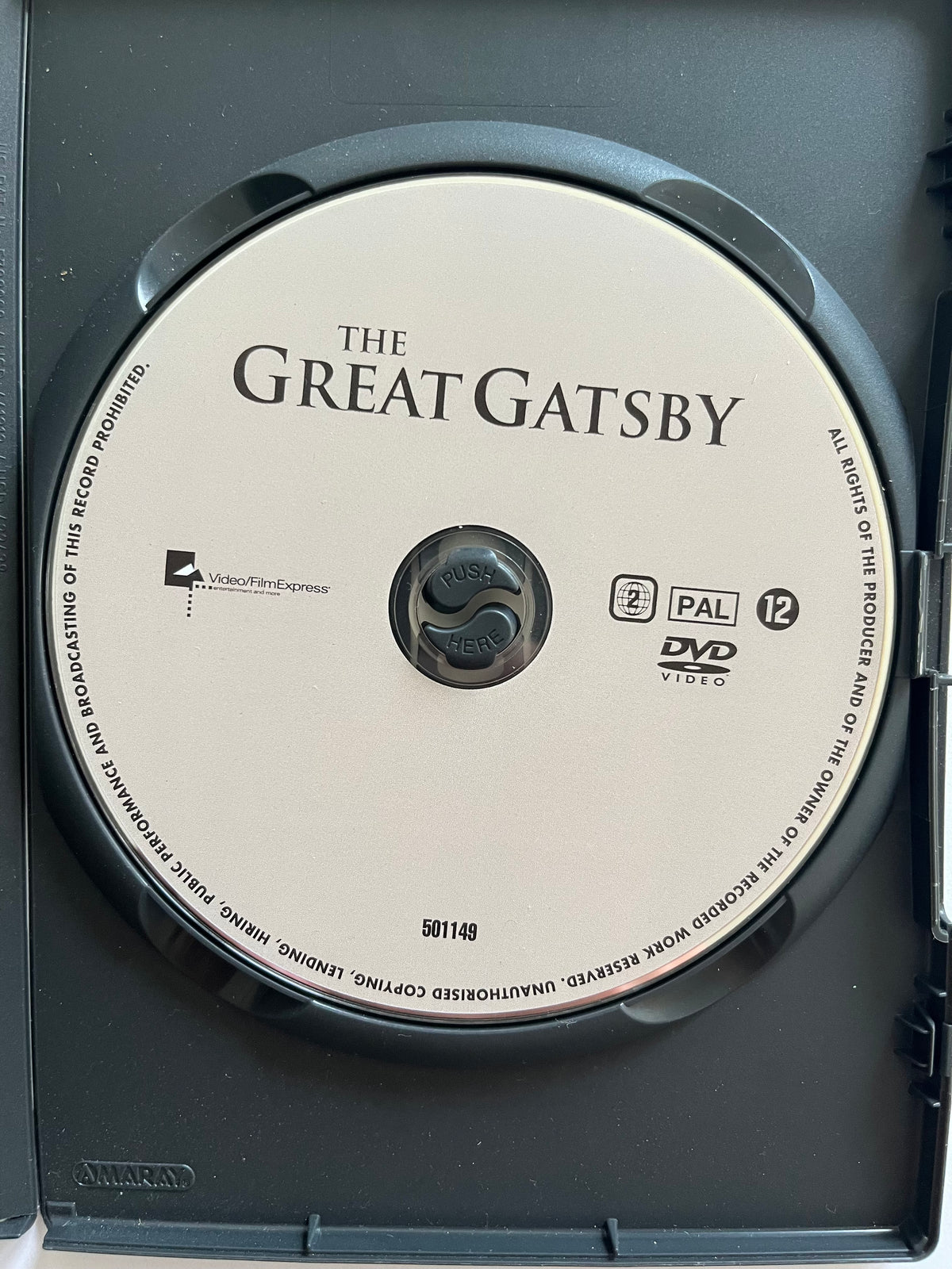 The Great Gatsby – DVD (2000) | Paul Rudd & Mira Sorvino