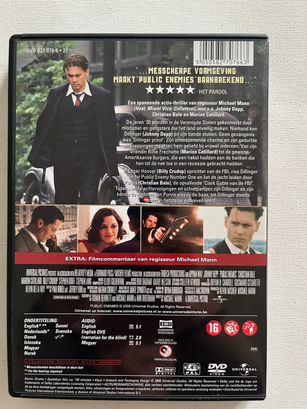Public Enemies – DVD (2009) | Johnny Depp & Christian Bale