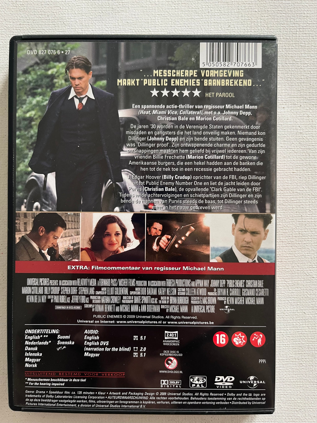 Public Enemies – DVD (2009) | Johnny Depp & Christian Bale