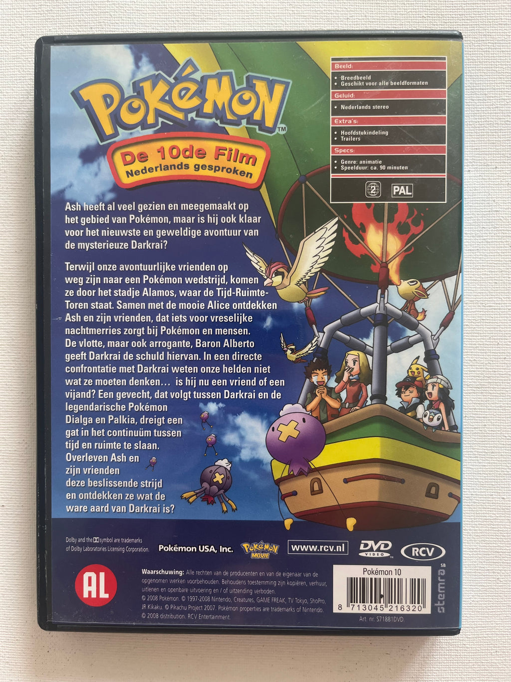 Pokémon: The Rise of Darkrai – DVD (2007) | Pokémon Movie