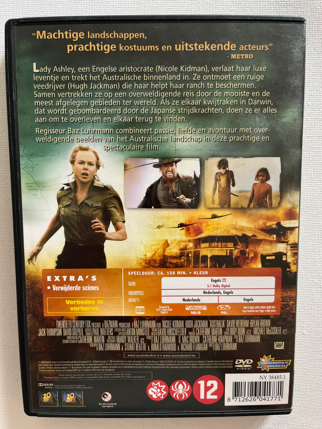 Australia – DVD (2008) | Nicole Kidman & Hugh Jackman – Epic Drama