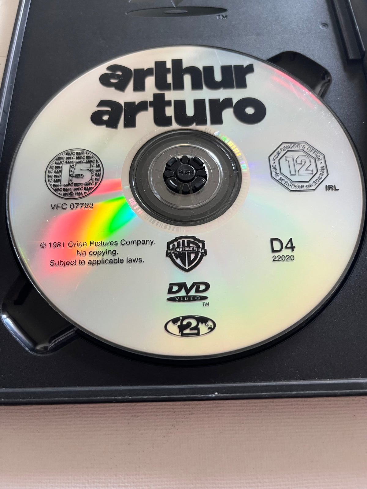 Arthur – DVD (1981) | Dudley Moore & Liza Minnelli