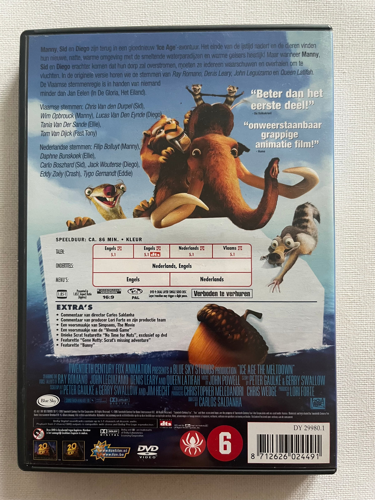 Ice Age 2: The Meltdown – DVD (2006) | Ray Romano, John Leguizamo & Denis Leary