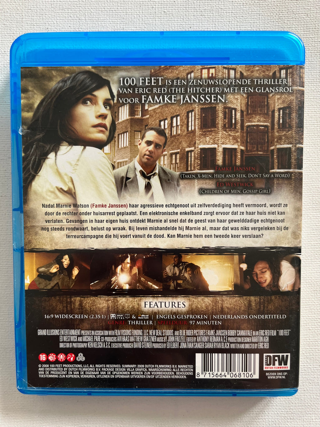 100 Feet – Blu-ray (2008) | Famke Janssen & Bobby Cannavale