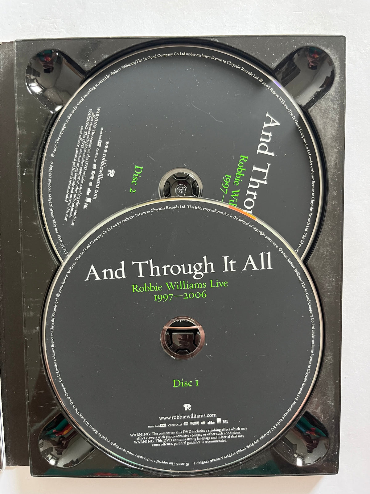 Robbie Williams: And Through It All – DVD (2006) | Live 1997–2006