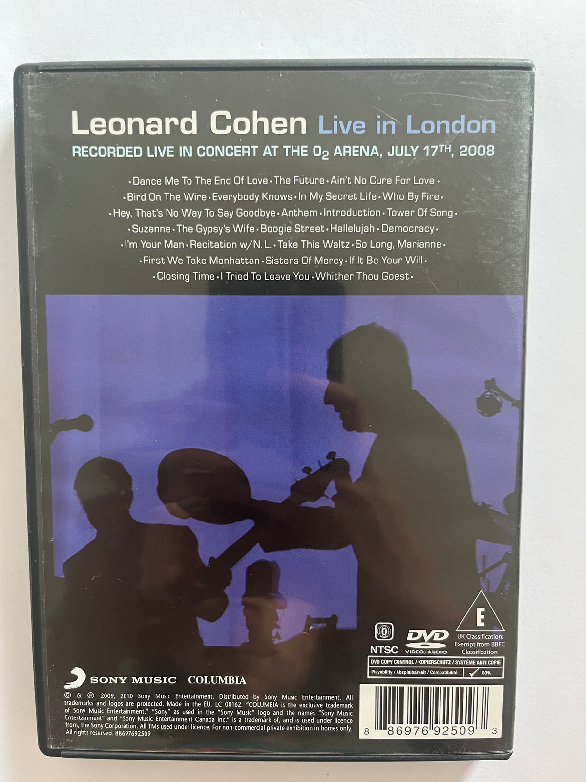 Leonard Cohen: Live in London – DVD (2009) | Live Concert