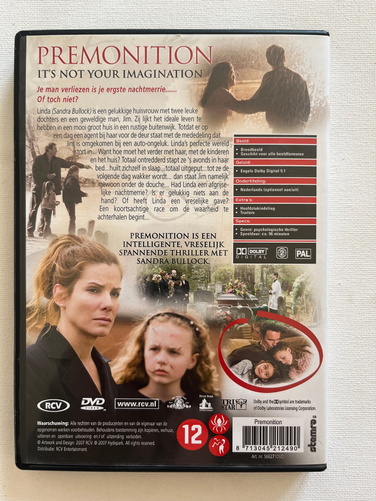 Premonition – DVD (2007) | Sandra Bullock & Julian McMahon