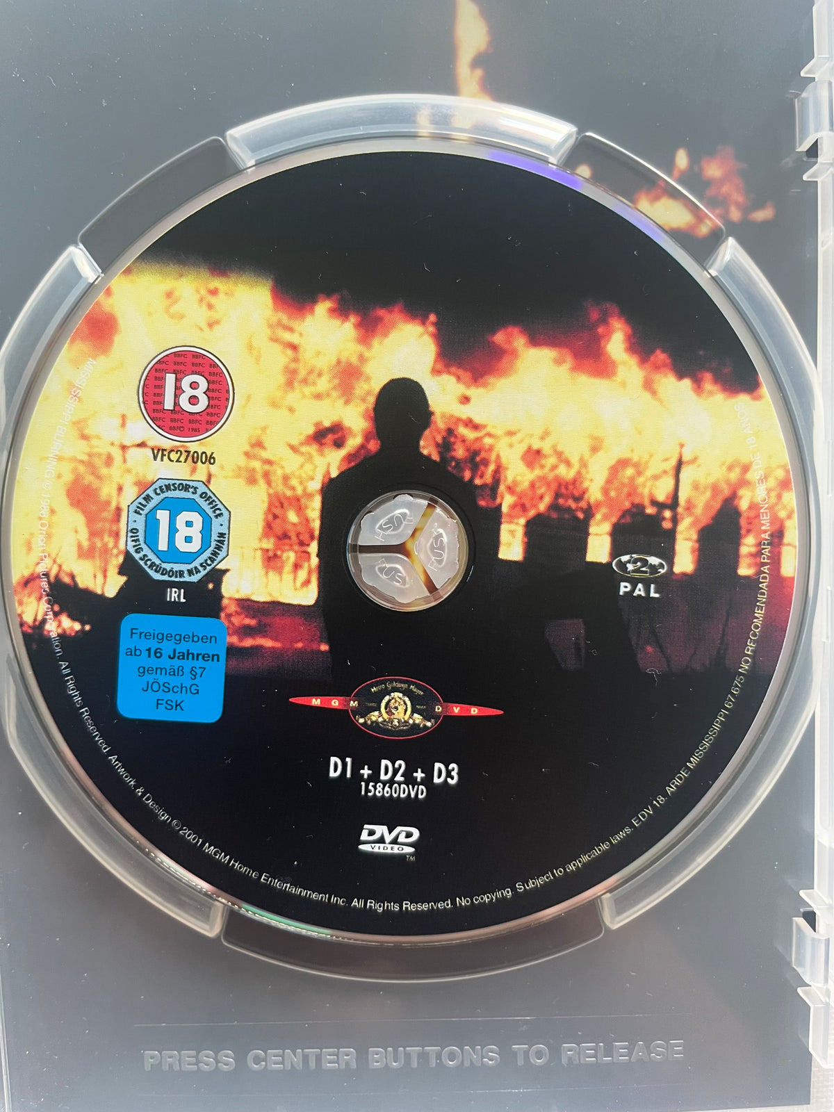 Mississippi Burning – DVD (1988) | Gene Hackman & Willem Dafoe