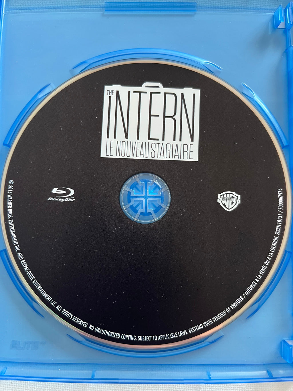 The Intern – Blu-ray (2015) | Robert De Niro & Anne Hathaway