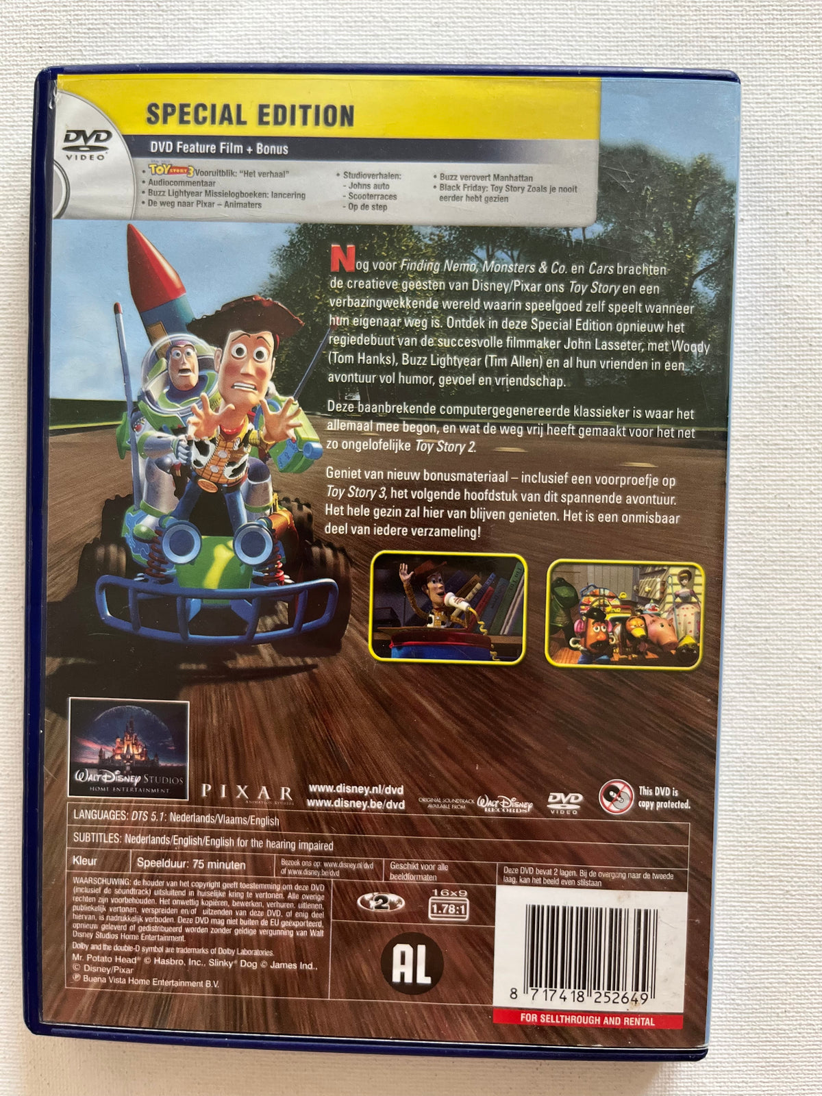 Disney Pixar Toy Story – Special Edition DVD (1995) | Tom Hanks & Tim Allen
