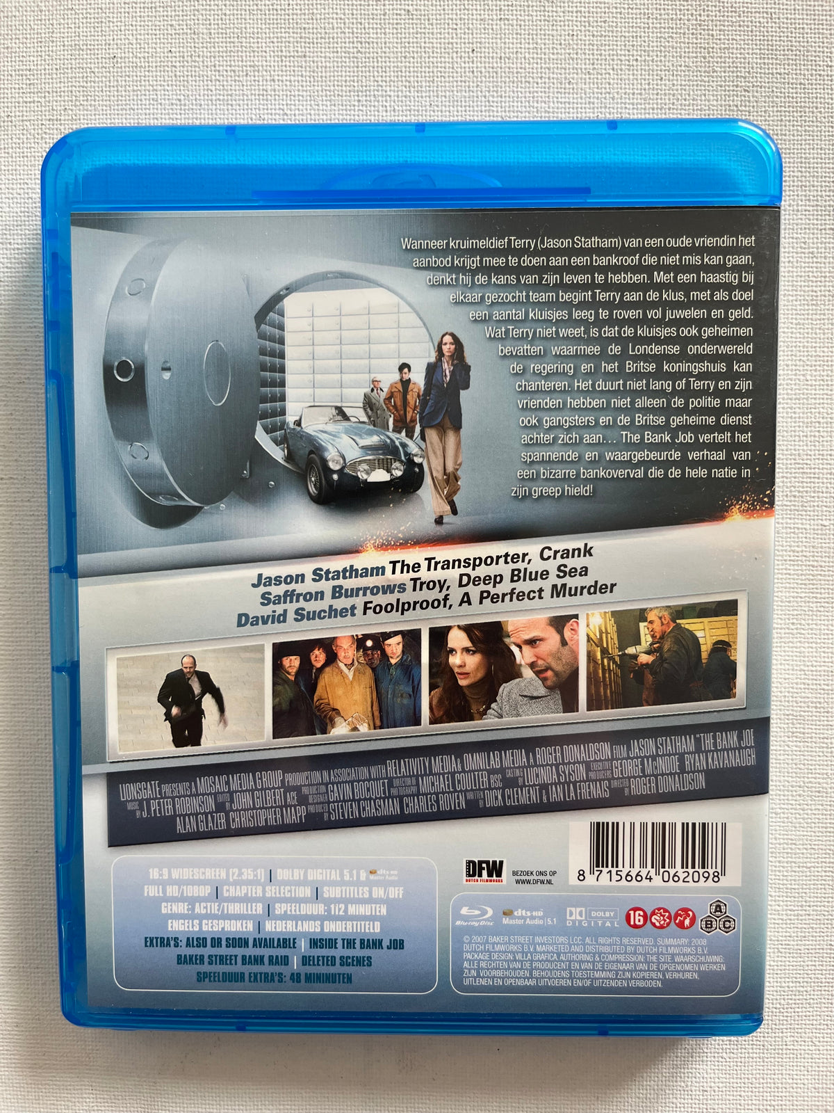 The Bank Job – Blu-ray (2008) | Jason Statham & Saffron Burrows