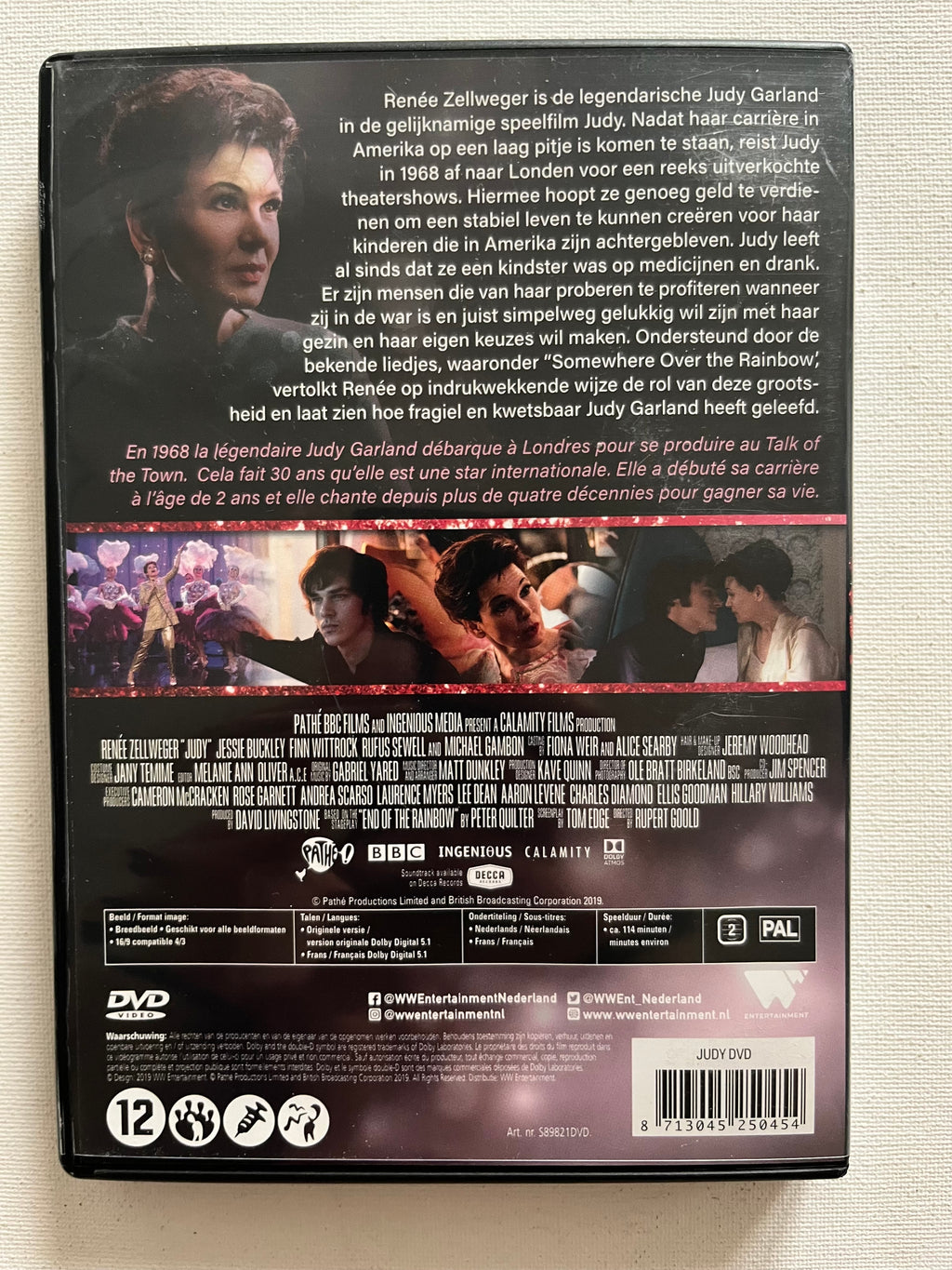 Judy – DVD (2019) | Renée Zellweger & Jessie Buckley