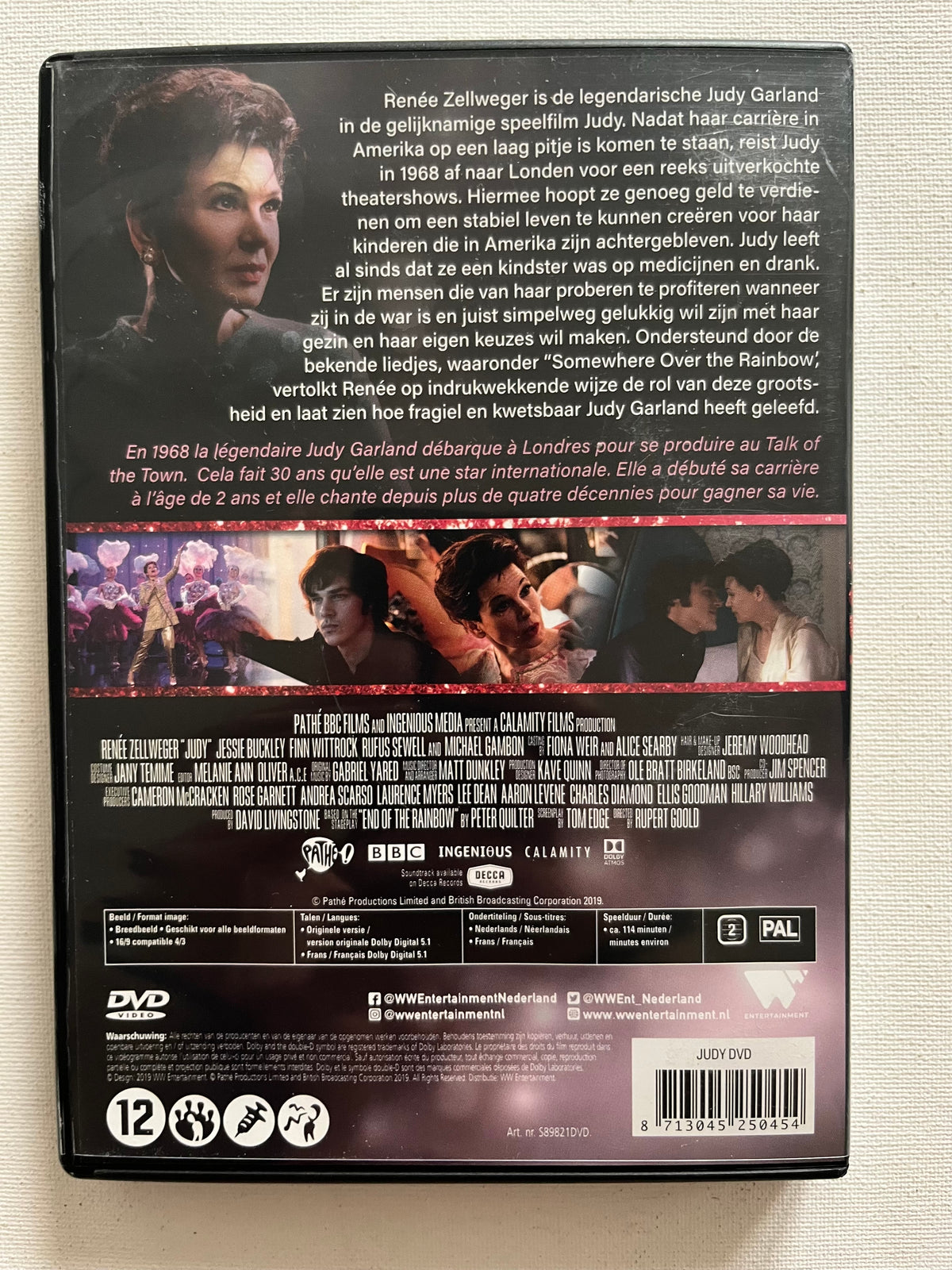 Judy – DVD (2019) | Renée Zellweger & Jessie Buckley