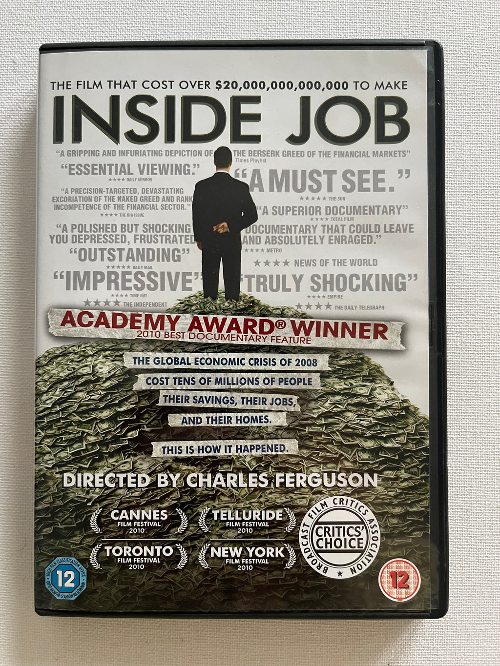 Inside Job – DVD (2010) | Matt Damon – Academy Award Winner