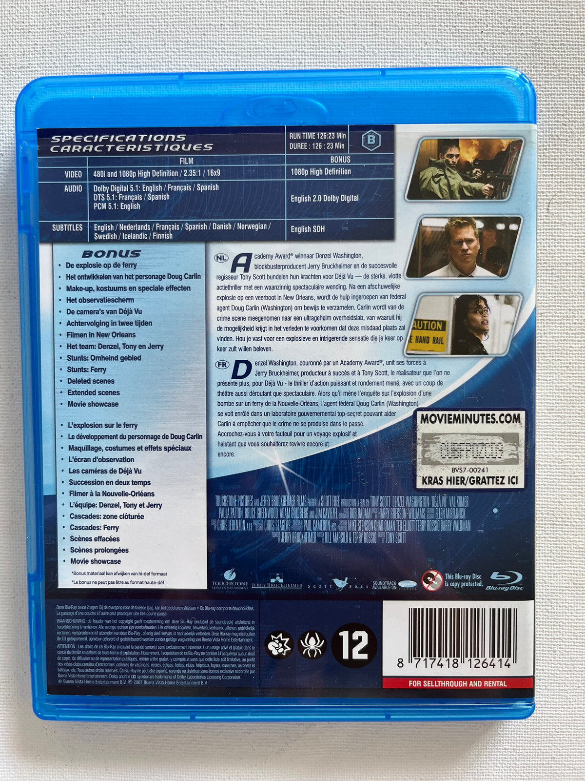 Déjà Vu – Blu-ray (2006) | Denzel Washington & Paula Patton