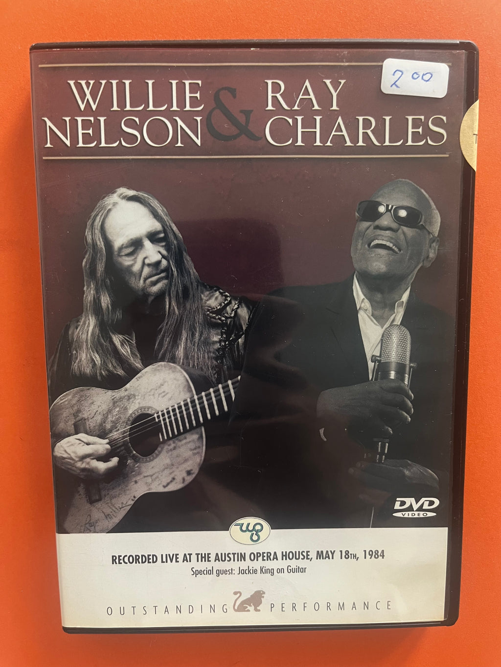 Willie Nelson & Ray Charles – Live – DVD | Country & Soul Legends