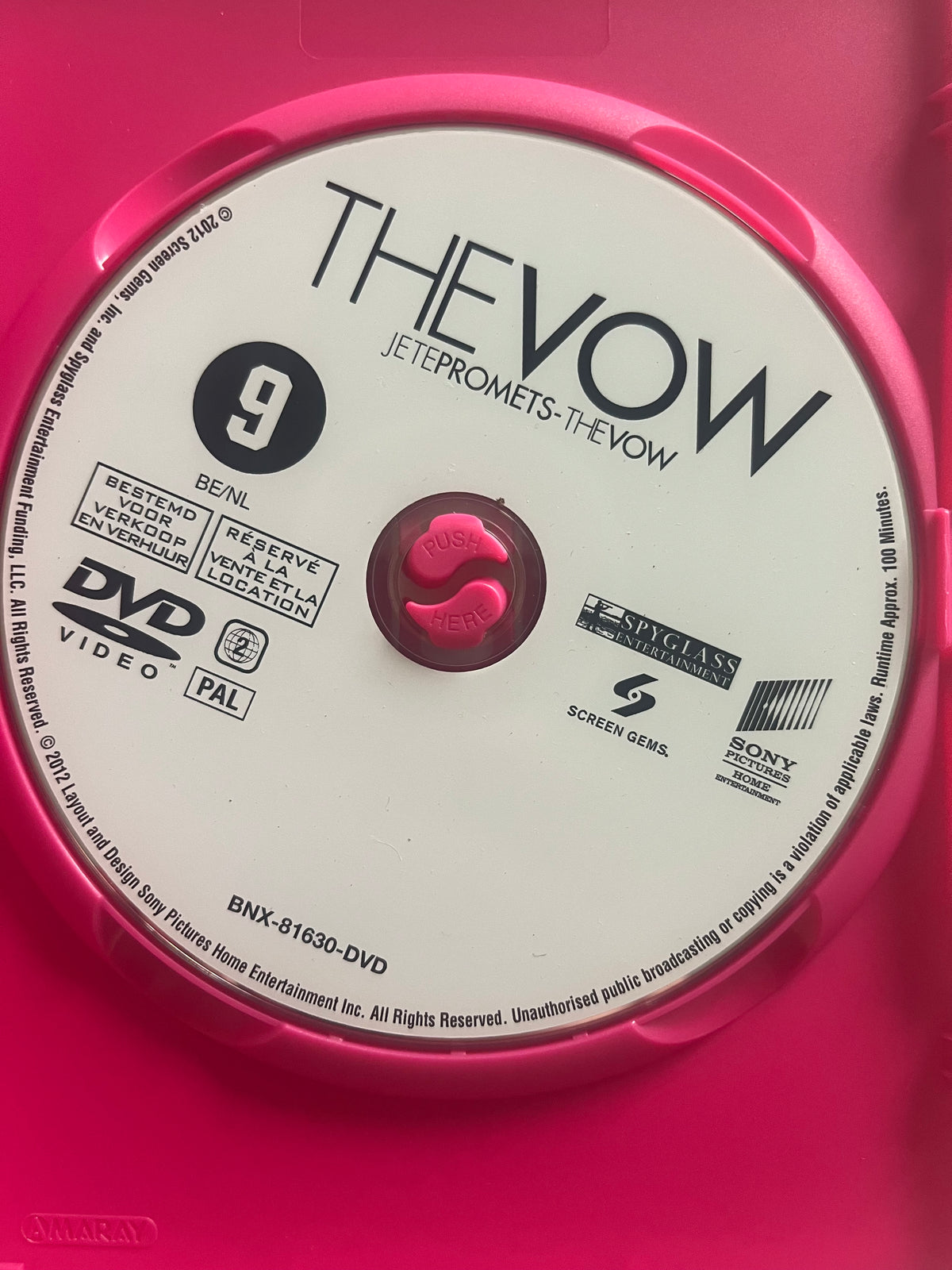 The Vow – DVD (2012) | Rachel McAdams & Channing Tatum