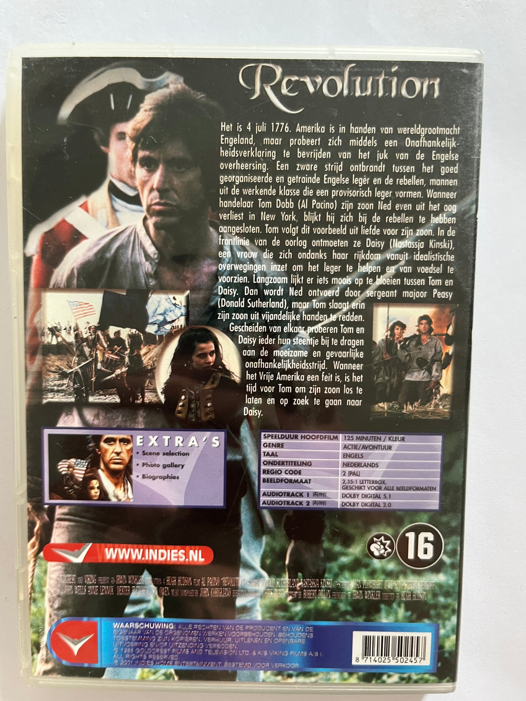 Revolution – DVD (1985) | Al Pacino & Donald Sutherland