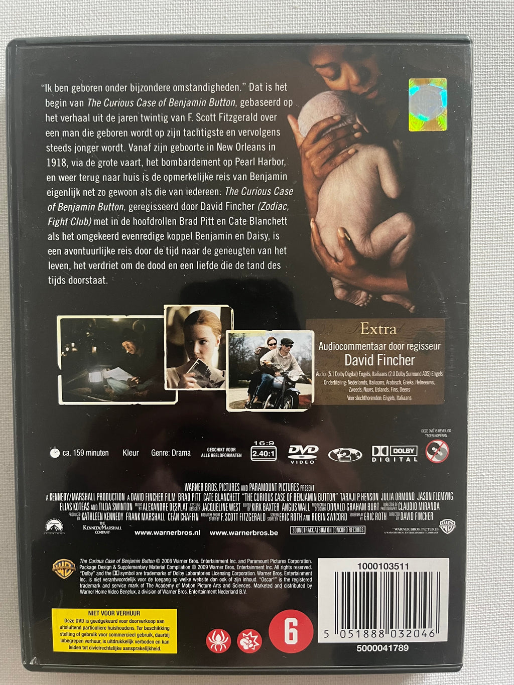 The Curious Case of Benjamin Button – DVD (2008) | Brad Pitt & Cate Blanchett