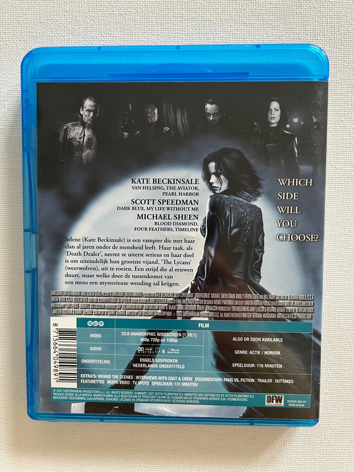 Underworld – Blu-ray (2003) | Kate Beckinsale & Scott Speedman