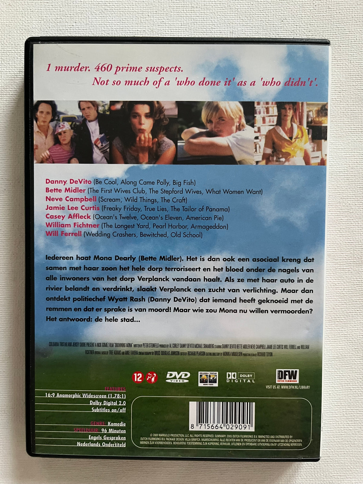 Drowning Mona – DVD (2000) | Danny DeVito & Bette Midler