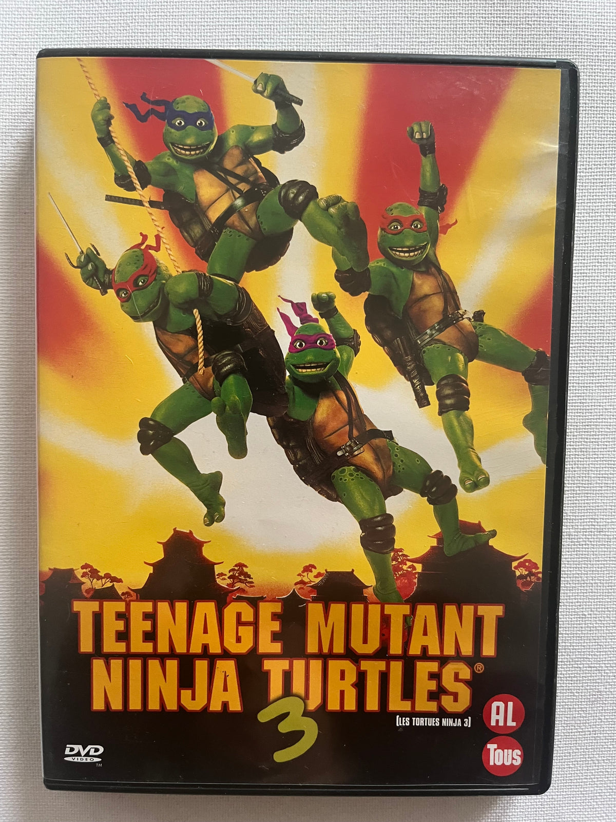 Teenage Mutant Ninja Turtles III – DVD (1993) | Elias Koteas & The Turtles