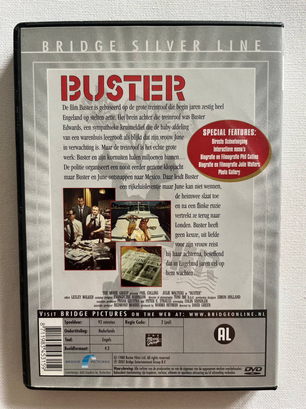 Buster – DVD (1988) | Phil Collins & Julie Walters