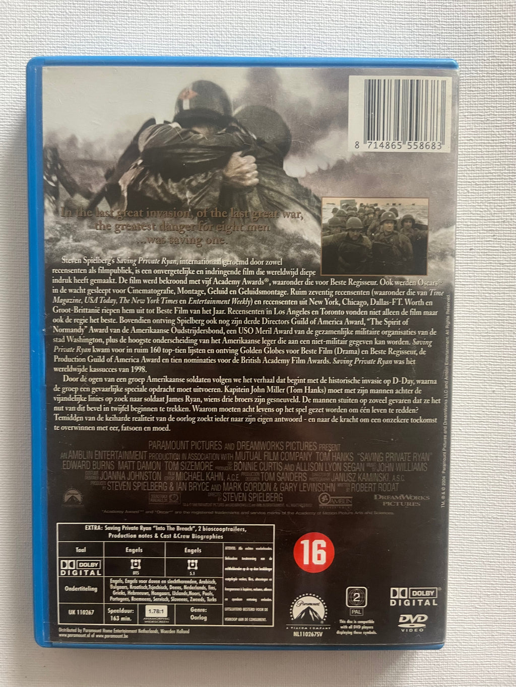 Saving Private Ryan – 2-Disc DVD (1998) | Tom Hanks & Matt Damon