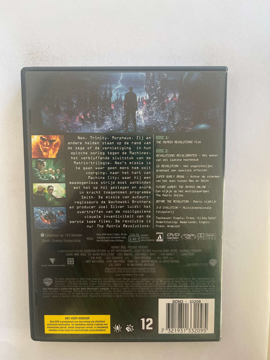 The Matrix Revolutions – 2-Disc DVD (2003) | Keanu Reeves