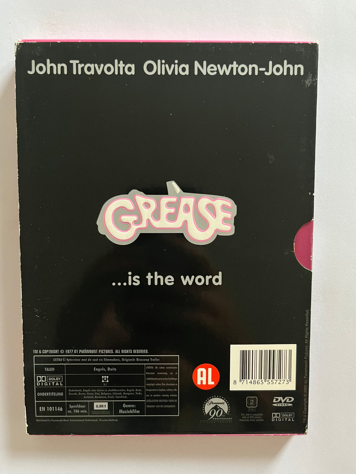 Grease – Special Edition DVD (1978) | John Travolta & Olivia Newton-John