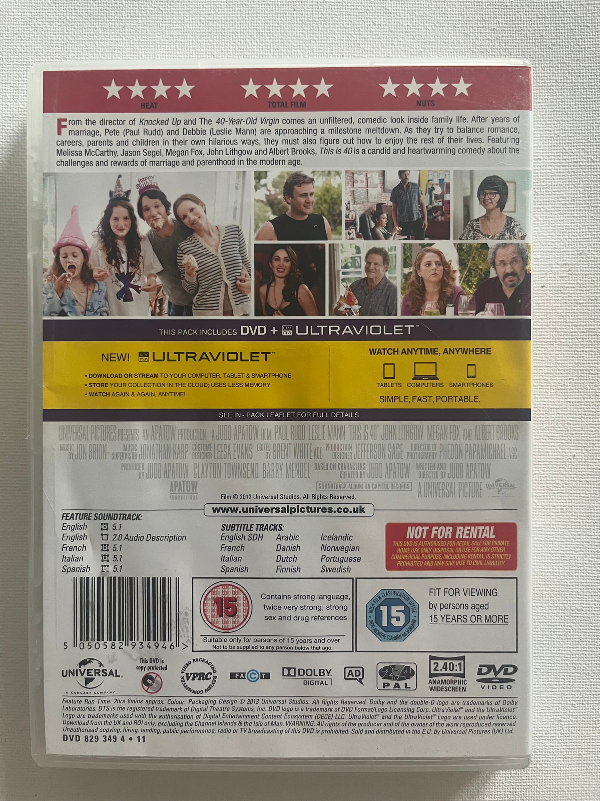 This Is 40 – DVD (2012) | Paul Rudd & Leslie Mann
