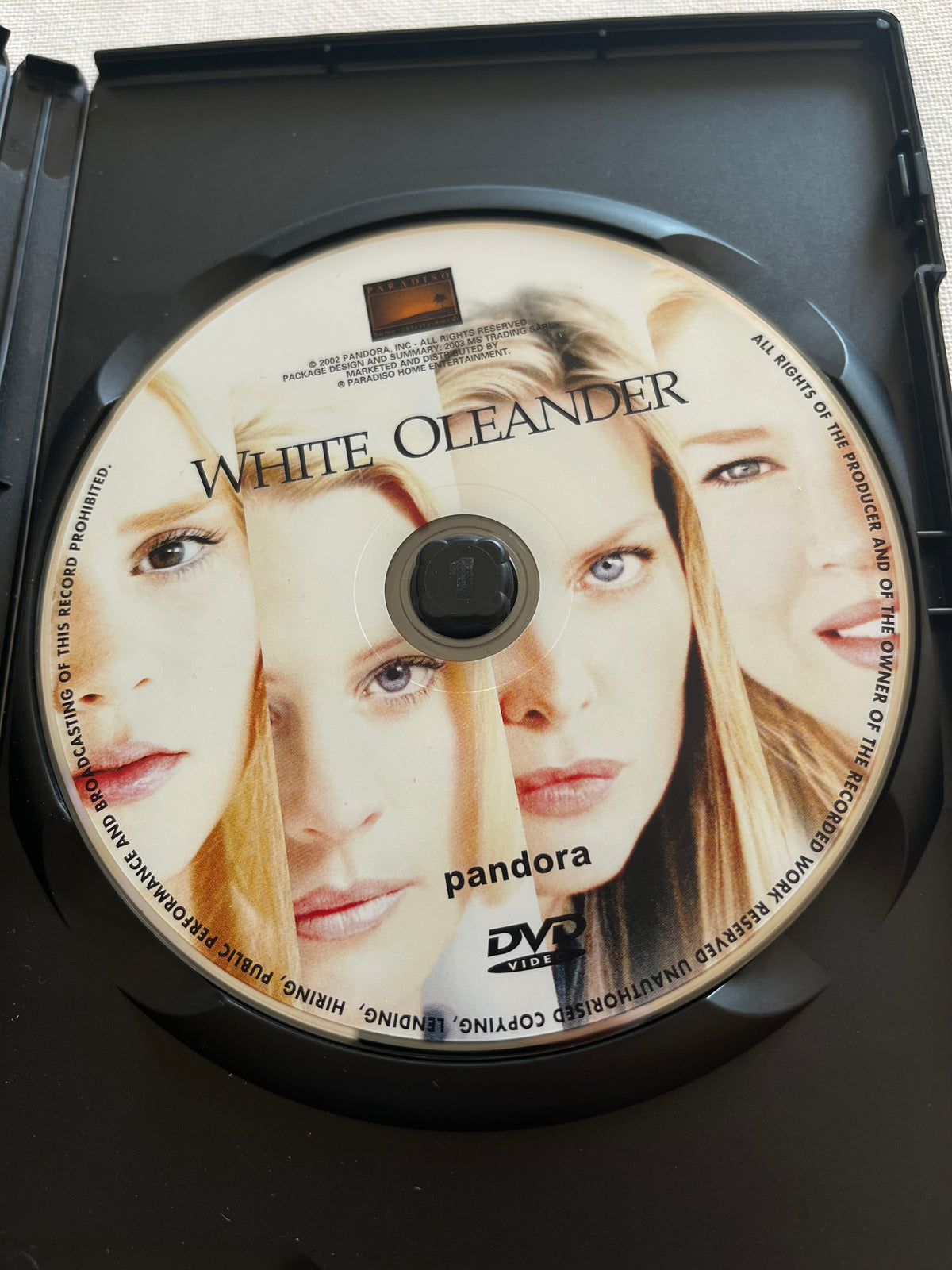 White Oleander – DVD (2002) | Michelle Pfeiffer & Renée Zellweger