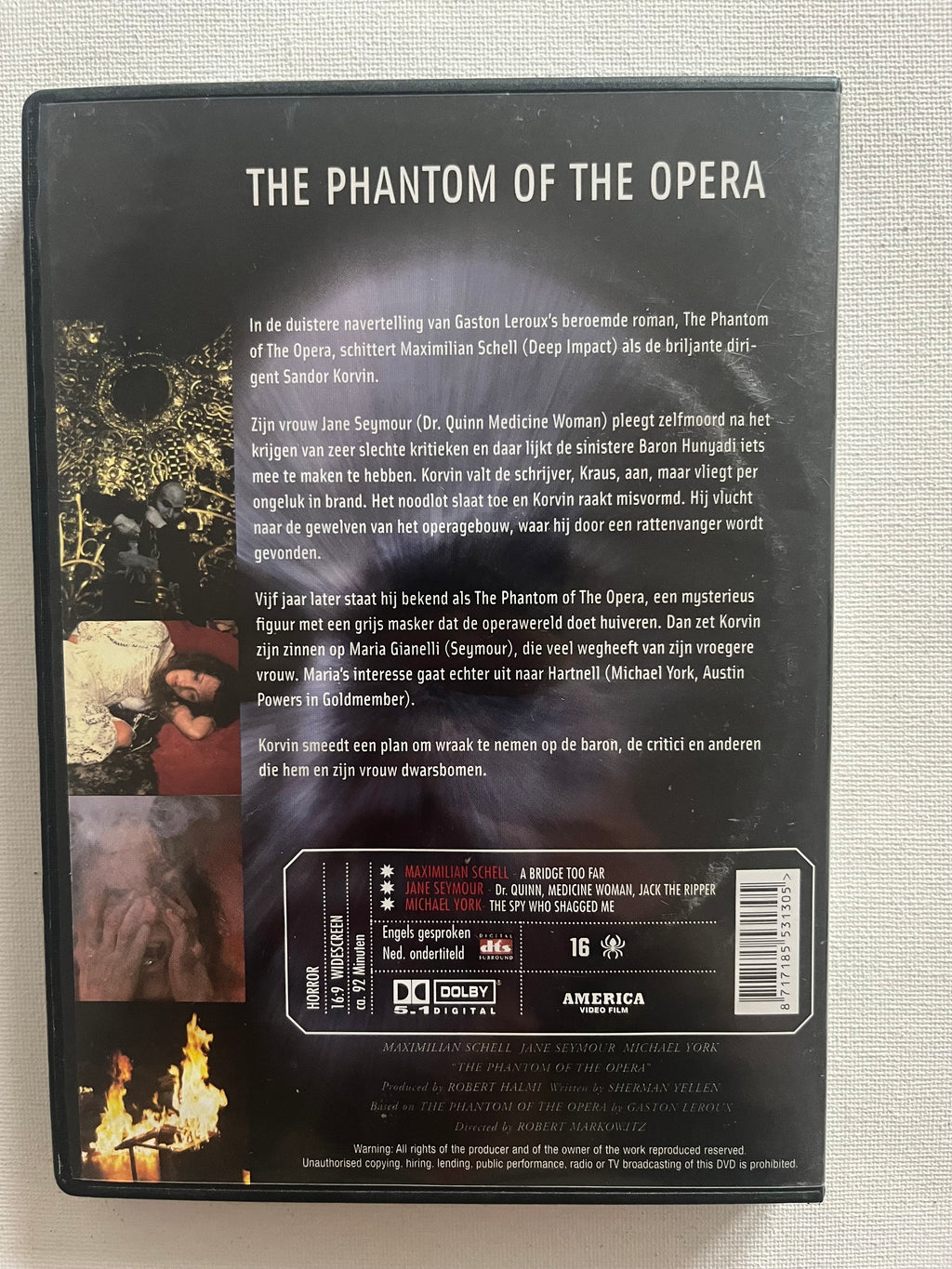The Phantom of the Opera – DVD (2004) | Gerard Butler & Emmy Rossum
