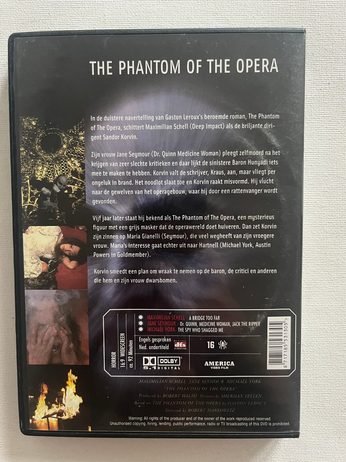 The Phantom of the Opera – DVD (2004) | Gerard Butler & Emmy Rossum