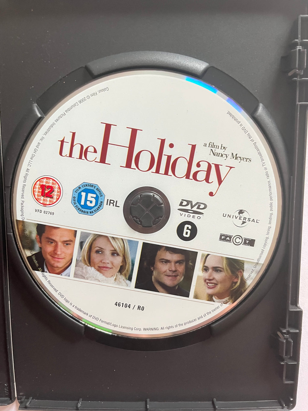 The Holiday – DVD (2006) | Cameron Diaz, Kate Winslet & Jude Law