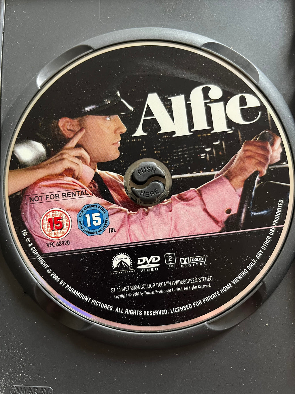 Alfie – DVD (2004) | Jude Law – Romantic Comedy Drama