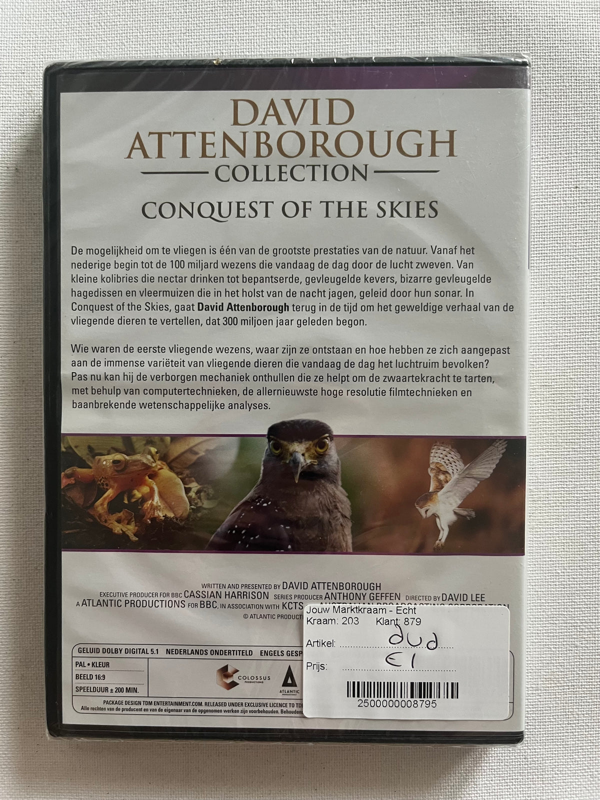 David Attenborough’s Conquest of the Skies – DVD (2015) | New & Sealed