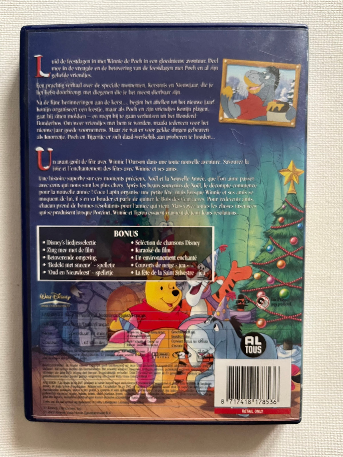 Disney Winnie the Pooh: A Very Merry Pooh Year – DVD (2002)