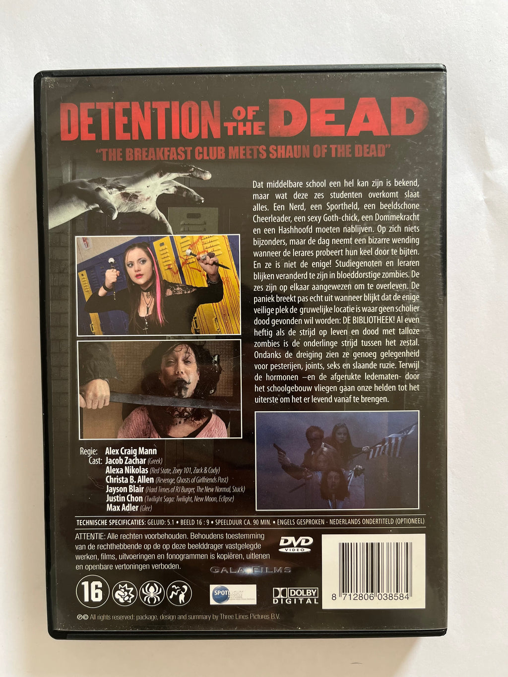 Detention of the Dead – DVD (2012) | Jacob Zachar & Alexa Nikolas