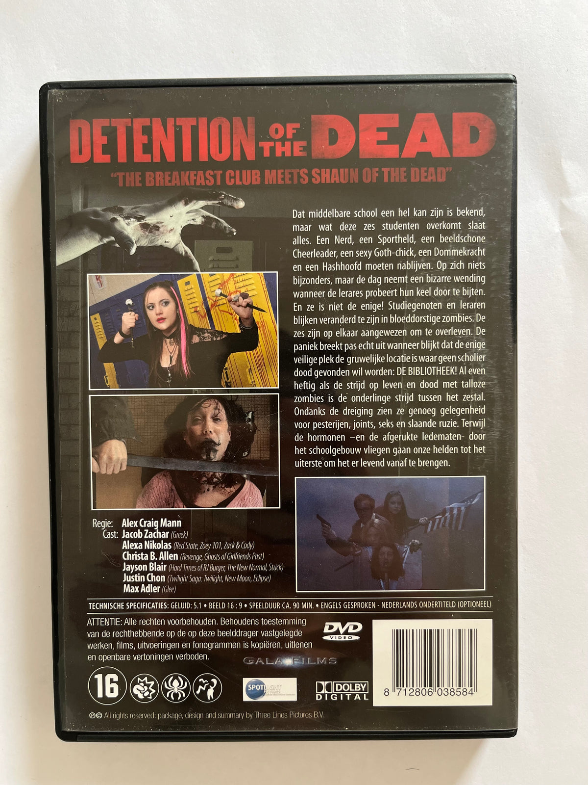 Detention of the Dead – DVD (2012) | Jacob Zachar & Alexa Nikolas