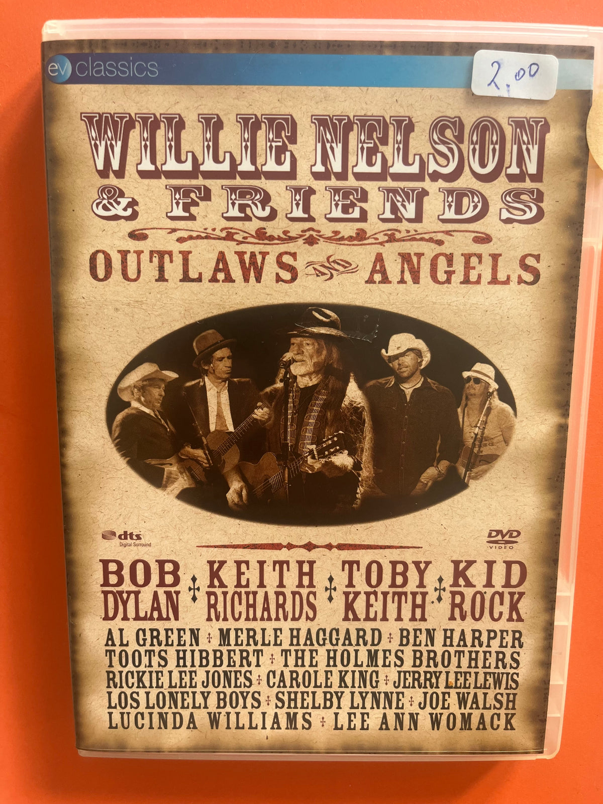 Willie Nelson & Friends: Outlaws & Angels – DVD (2004) | Live Concert