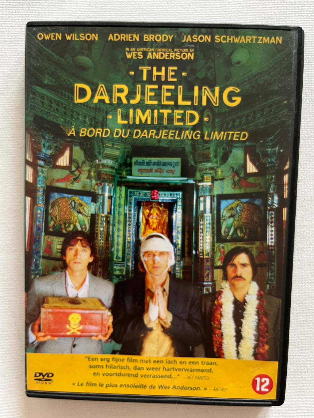 The Darjeeling Limited – DVD (2007) | Owen Wilson, Adrien Brody & Jason Schwartzman