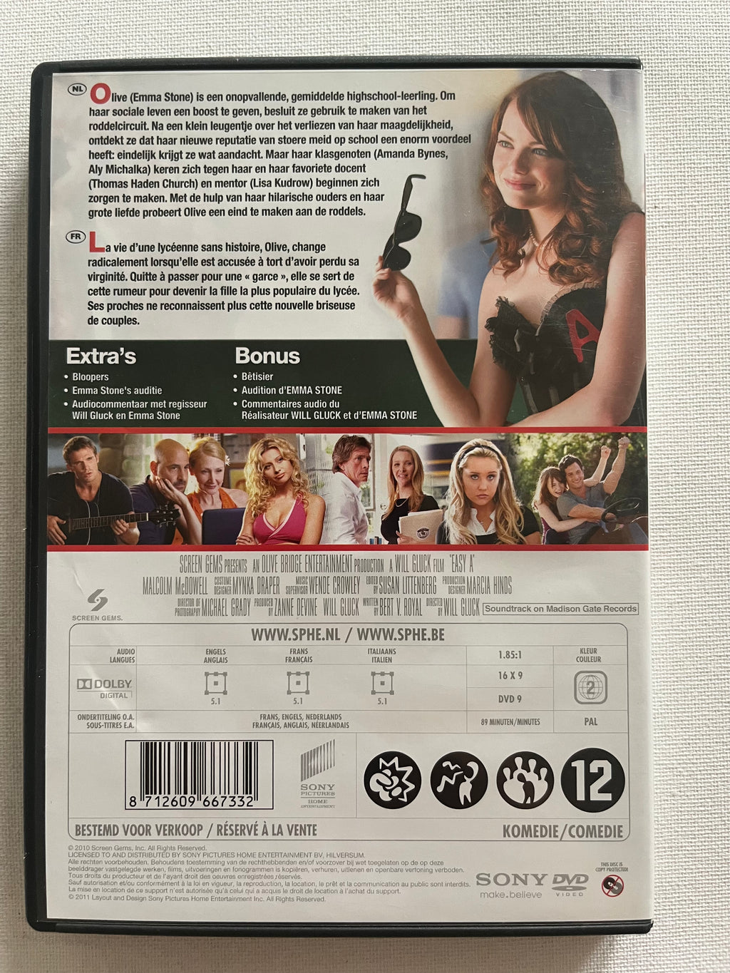 Easy A – DVD (2010) | Emma Stone & Penn Badgley