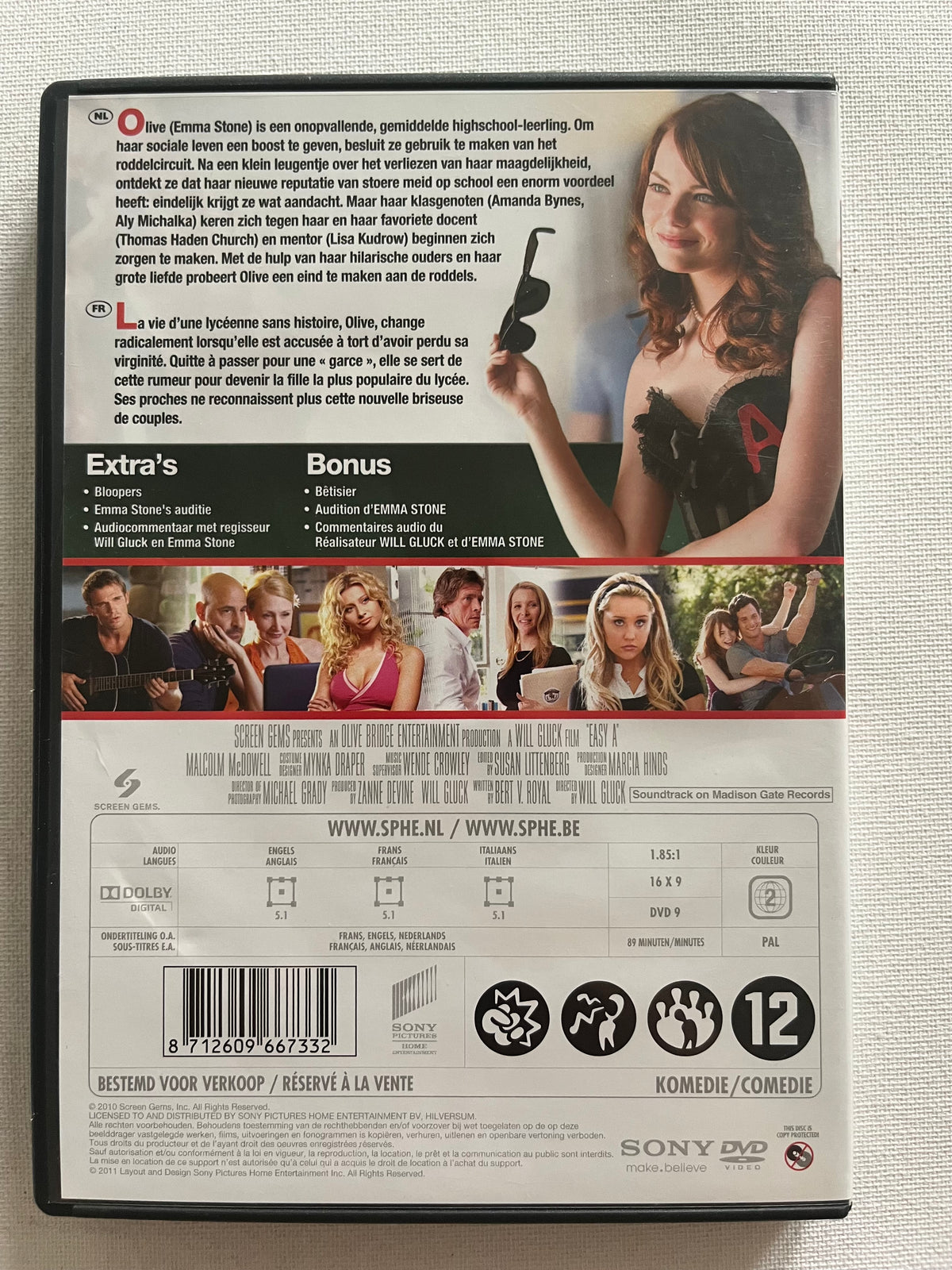 Easy A – DVD (2010) | Emma Stone & Penn Badgley