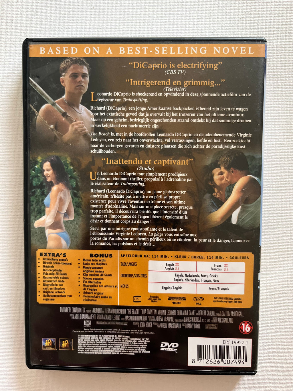 The Beach – DVD (2000) | Leonardo DiCaprio & Tilda Swinton
