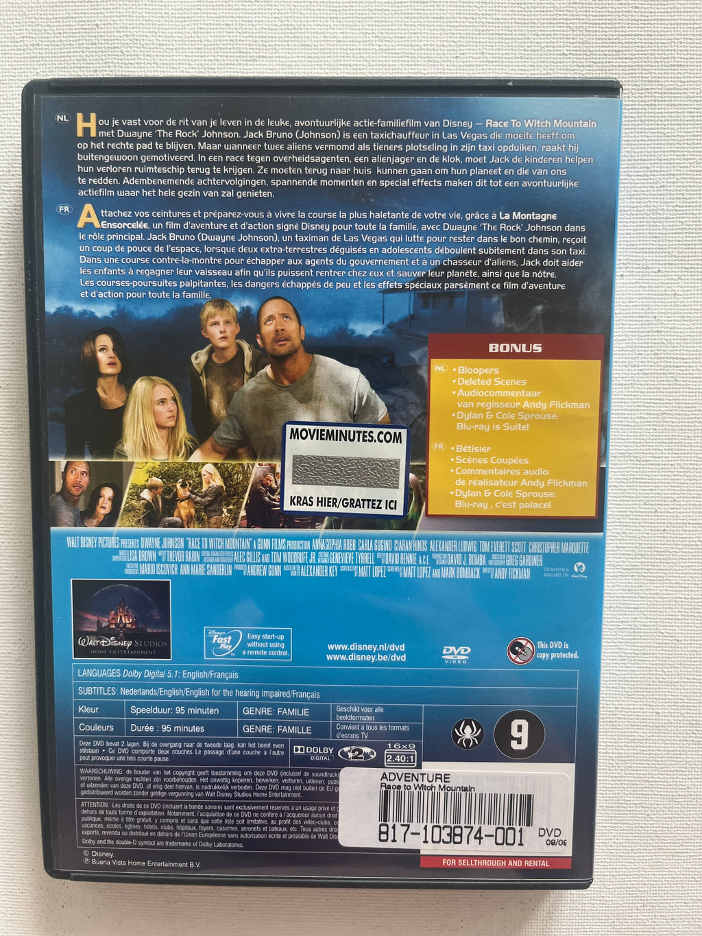 Disney Race to Witch Mountain – DVD (2009) | Dwayne Johnson & AnnaSophia Robb