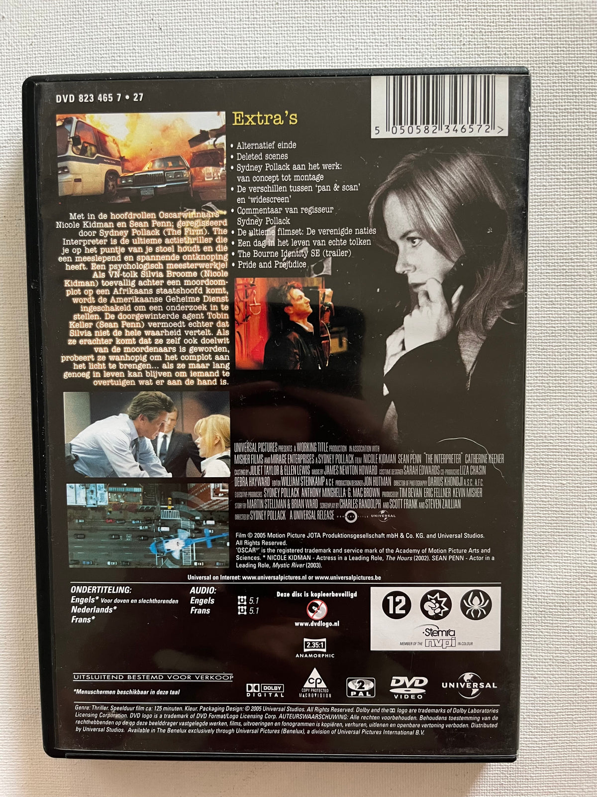 The Interpreter – DVD (2005) | Nicole Kidman & Sean Penn